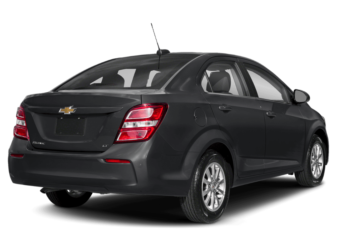 2018 Chevrolet Sonic LT - Rear 3/4, facing to the right
