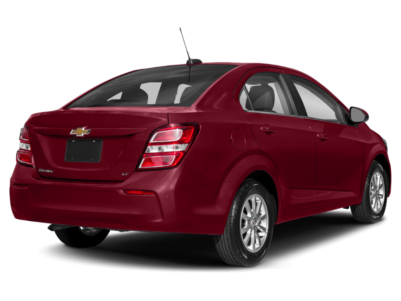 2018 Chevrolet Sonic LT - Rear 3/4, facing to the right