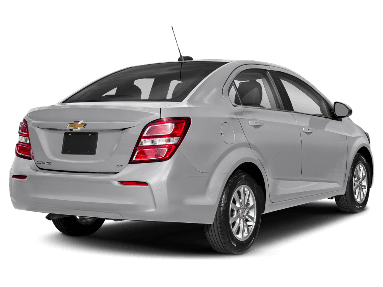 2018 Chevrolet Sonic LT - Rear 3/4, facing to the right