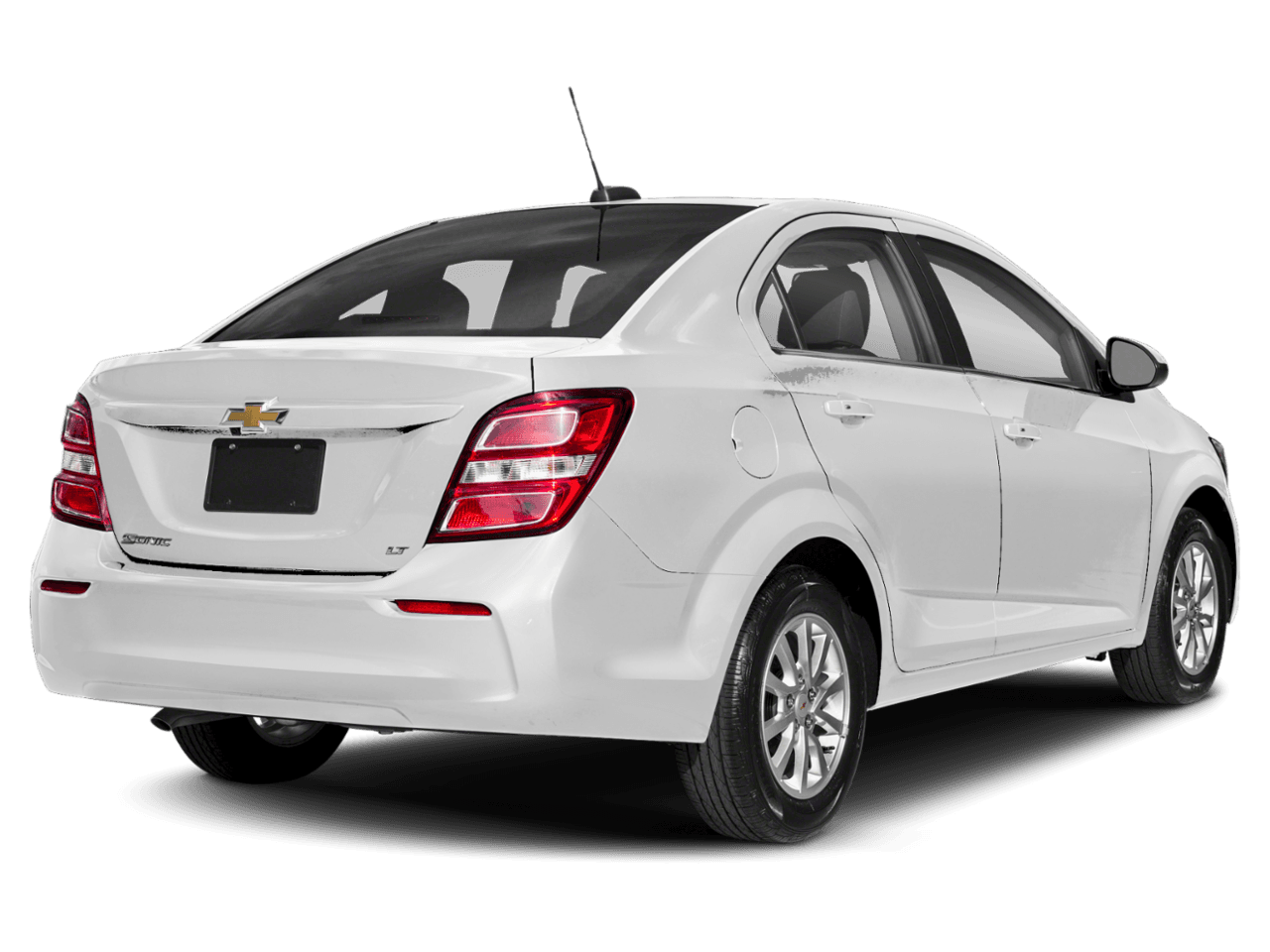 2018 Chevrolet Sonic LT - Rear 3/4, facing to the right