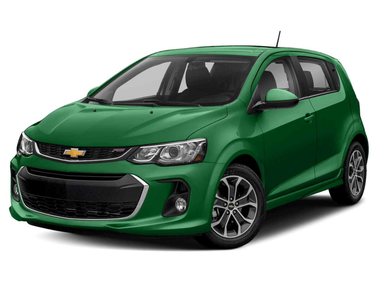 2018 Chevrolet Sonic LT - Front 3/4, facing to the left