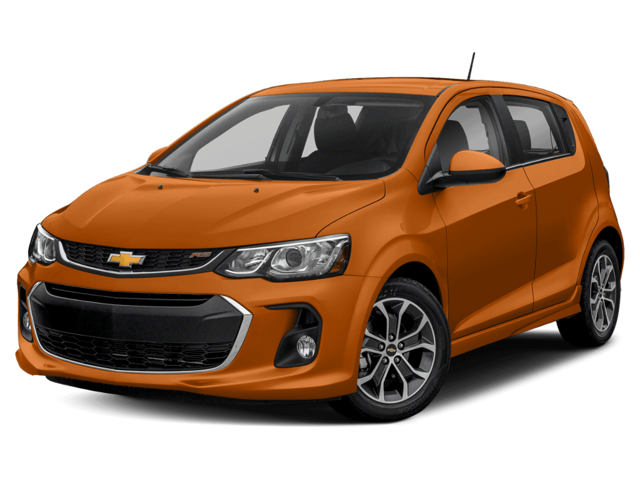 2018 Chevrolet Sonic LT - Front 3/4, facing to the left