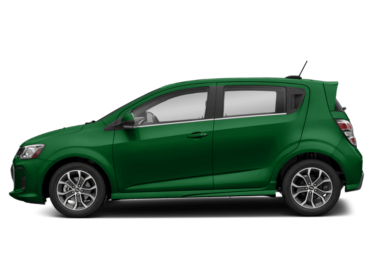 2018 Chevrolet Sonic LT - Profile, facing to the left