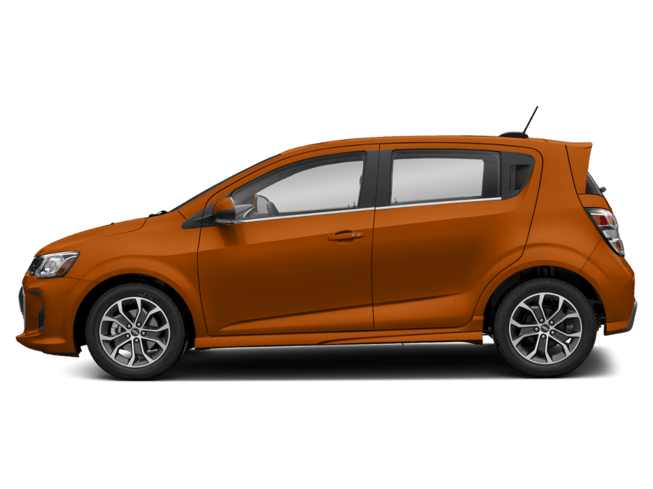 2018 Chevrolet Sonic LT - Profile, facing to the left