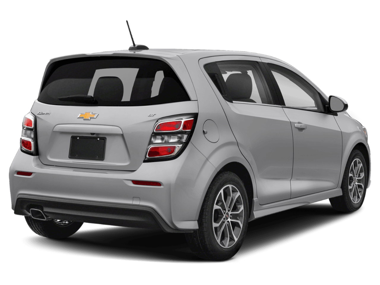 2018 Chevrolet Sonic LT - Rear 3/4, facing to the right