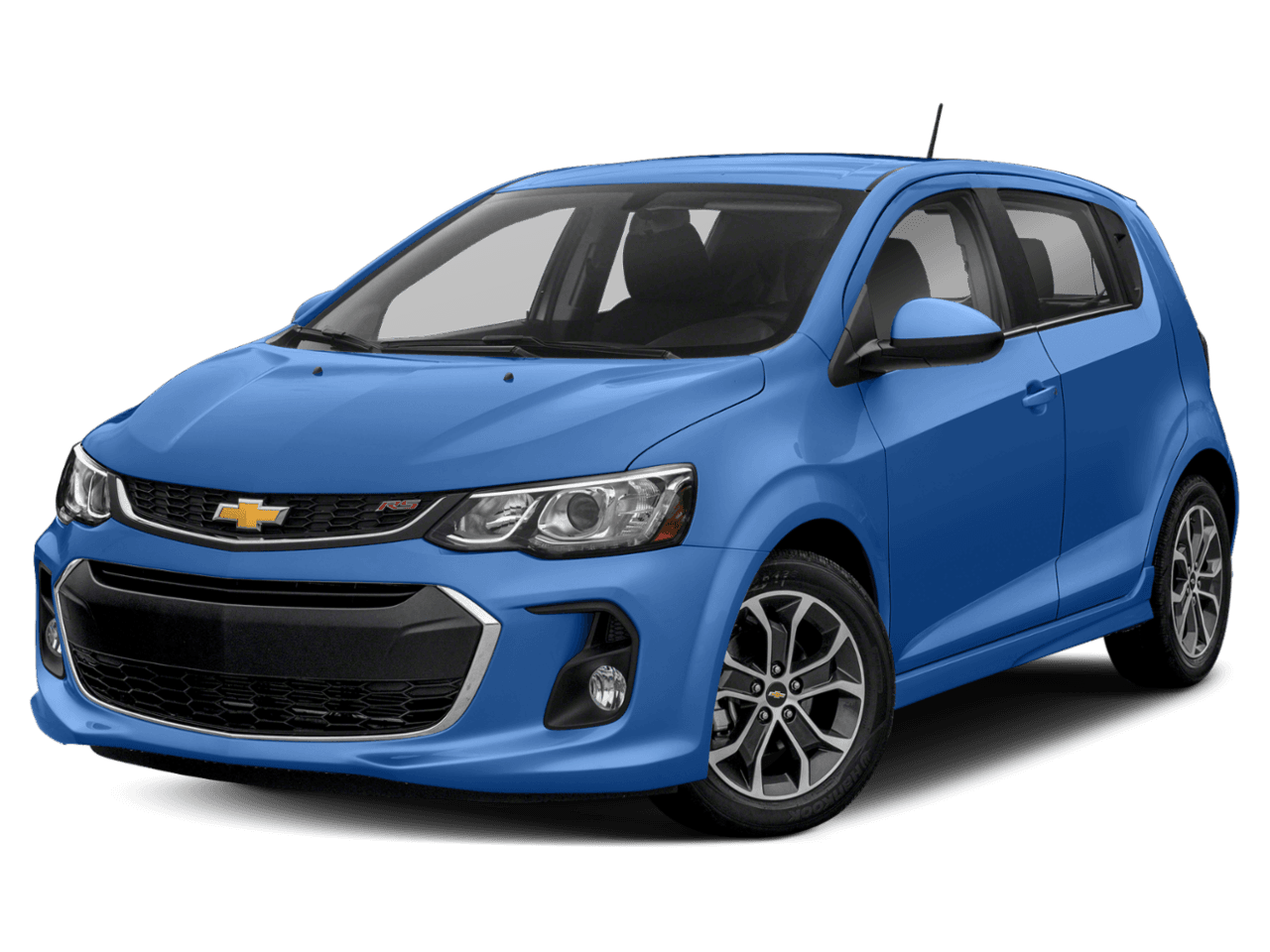 2018 Chevrolet Sonic LT - Front 3/4, facing to the left