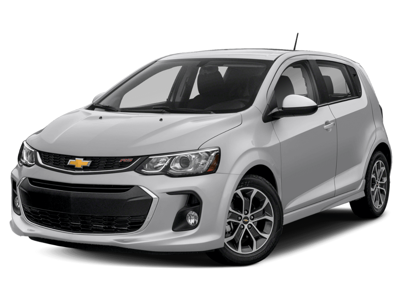 2018 Chevrolet Sonic LT - Front 3/4, facing to the left