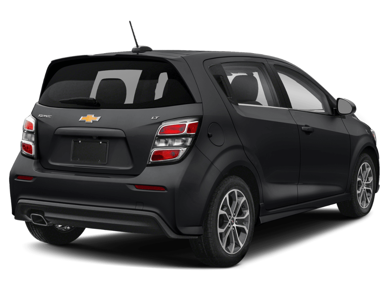 2018 Chevrolet Sonic Premier - Rear 3/4, facing to the right
