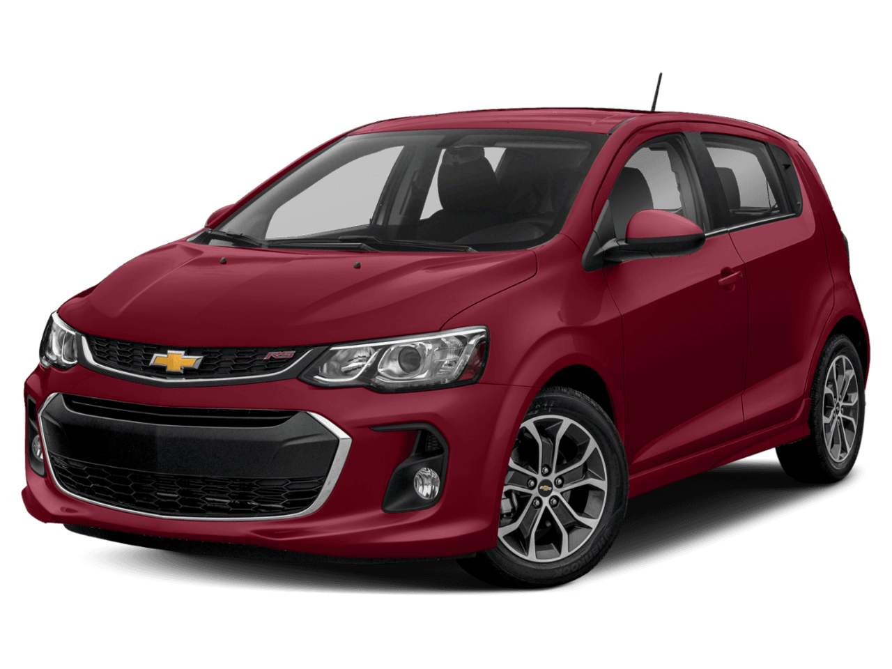 2018 Chevrolet Sonic Premier - Front 3/4, facing to the left
