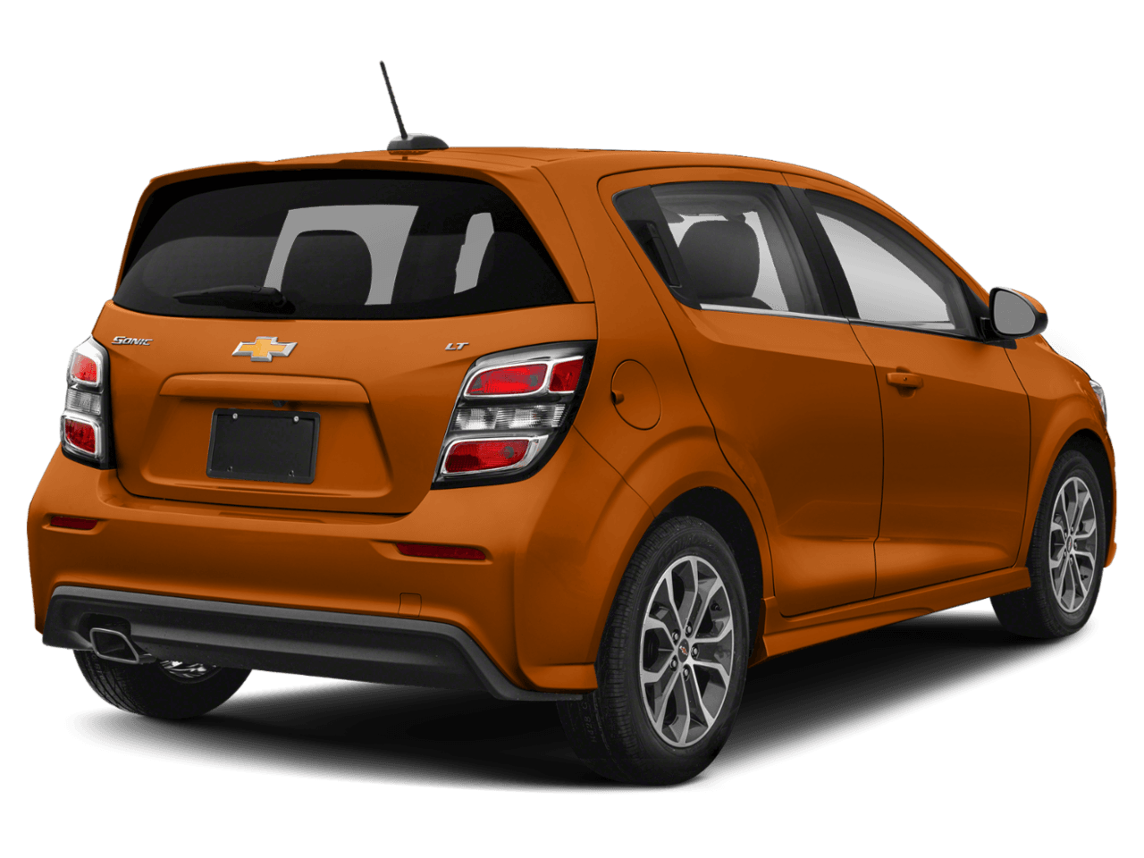 2018 Chevrolet Sonic Premier - Rear 3/4, facing to the right