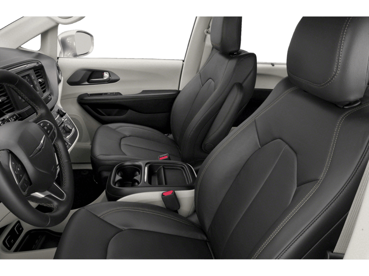 2018 Chrysler Pacifica Touring Plus - Interior Driver's Side with Door Open, Front Seat Feature