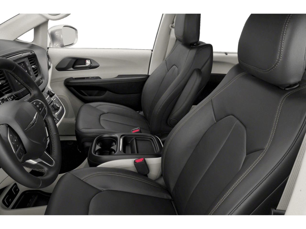 2018 Chrysler Pacifica Limited - Interior Driver's Side with Door Open, Front Seat Feature