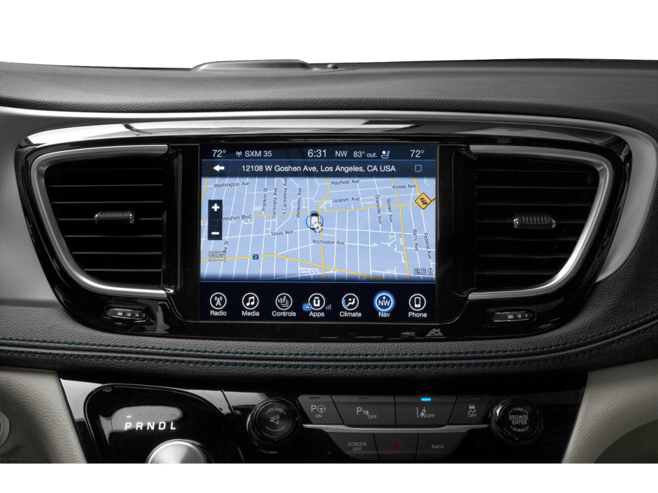 2018 Chrysler Pacifica Hybrid Touring L - Interior Navigation System