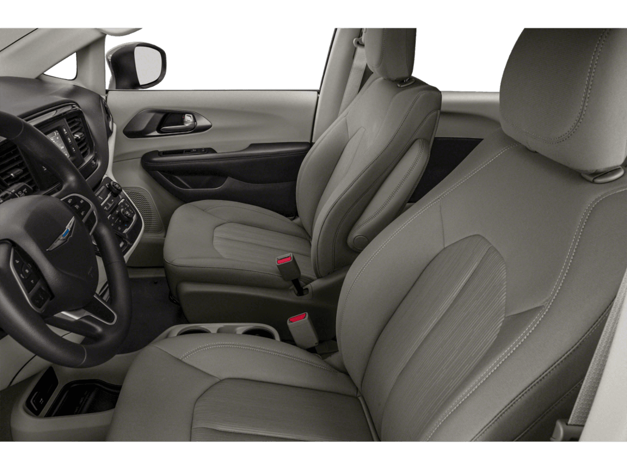 2018 Chrysler Pacifica L - Interior Driver's Side with Door Open, Front Seat Feature