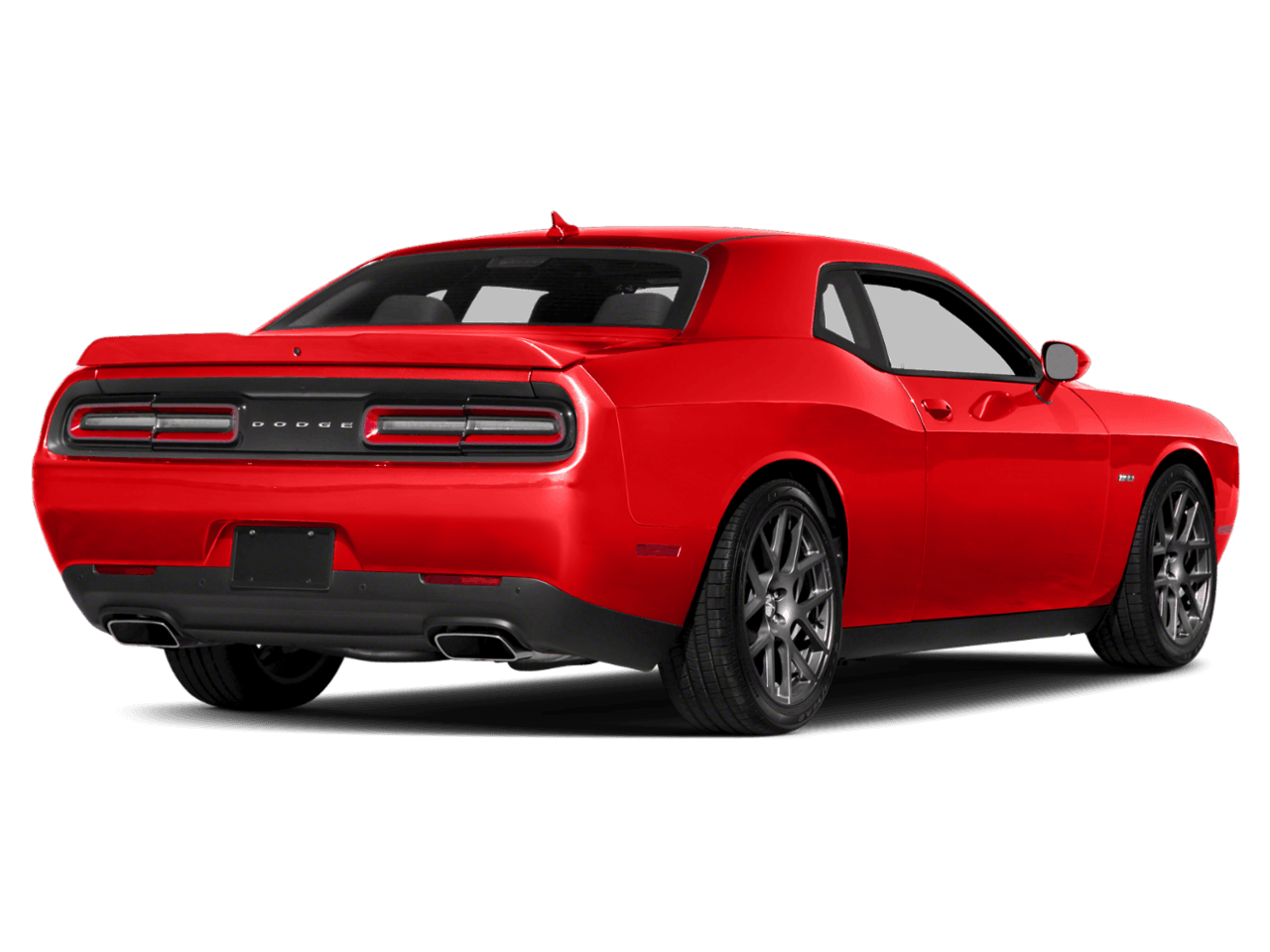 2018 Dodge Challenger R/T - Rear 3/4, facing to the right