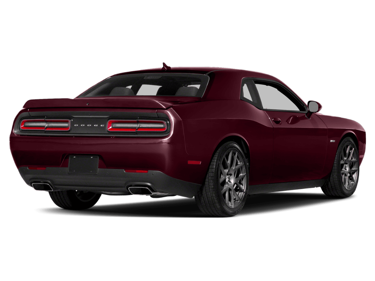 2018 Dodge Challenger R/T Plus Shaker - Rear 3/4, facing to the right