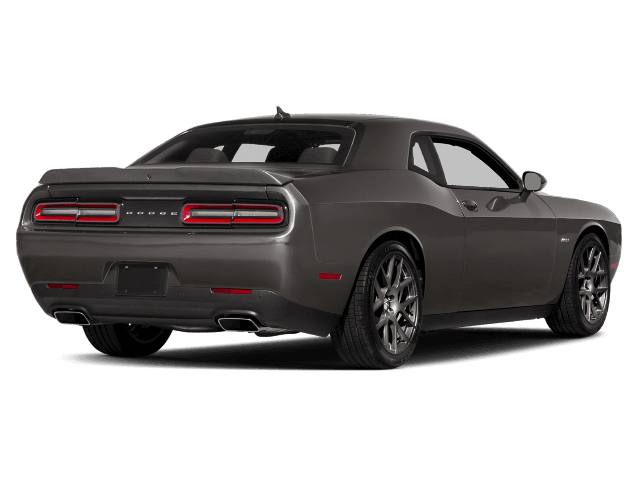 2018 Dodge Challenger R/T Plus Shaker - Rear 3/4, facing to the right