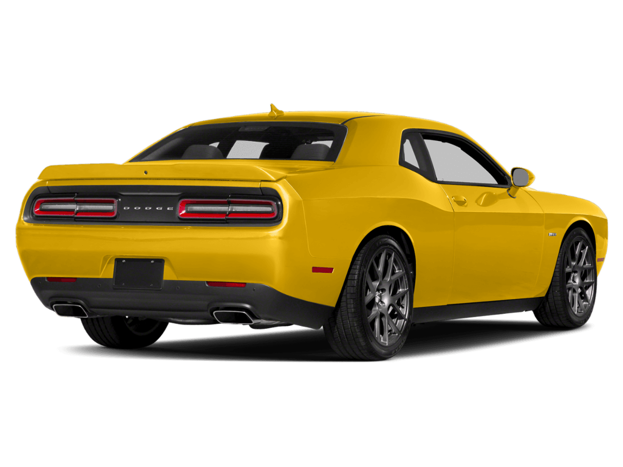 2018 Dodge Challenger R/T Plus Shaker - Rear 3/4, facing to the right