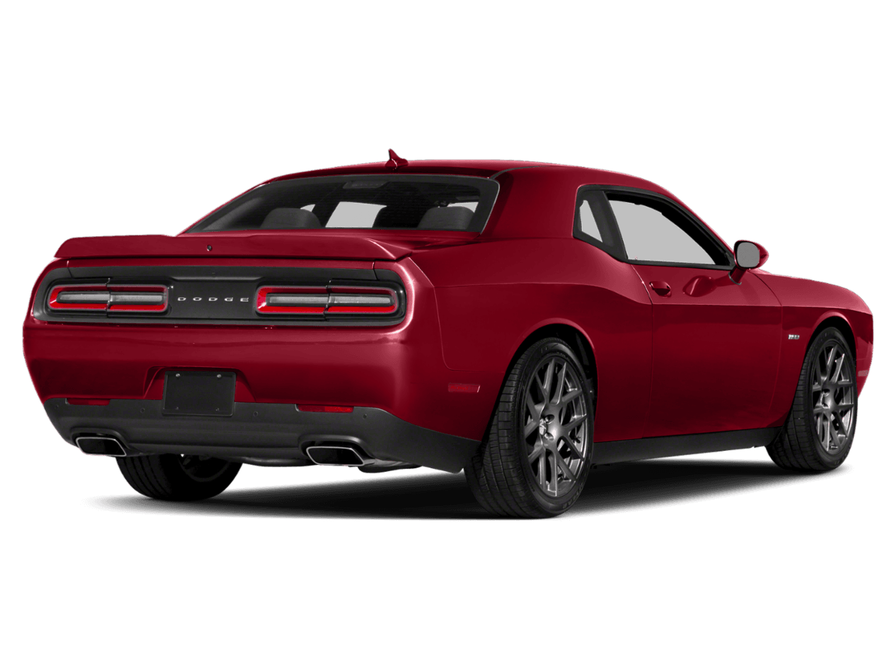 2018 Dodge Challenger R/T Shaker - Rear 3/4, facing to the right