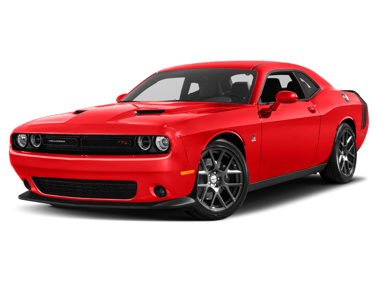 2018 Dodge Challenger R/T Scat Pack - Front 3/4, facing to the left