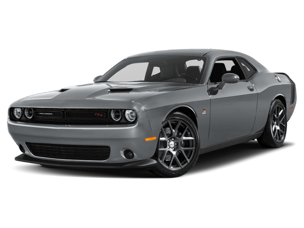2018 Dodge Challenger 392 Hemi Scat Pack Shaker - Front 3/4, facing to the left