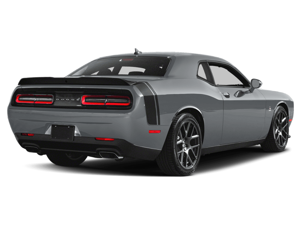 2018 Dodge Challenger 392 Hemi Scat Pack Shaker - Rear 3/4, facing to the right