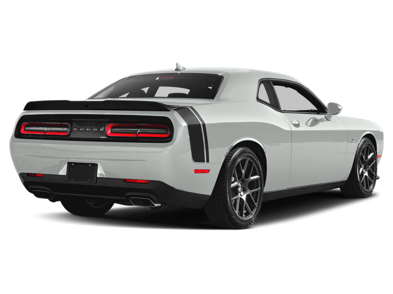2018 Dodge Challenger 392 Hemi Scat Pack Shaker - Rear 3/4, facing to the right
