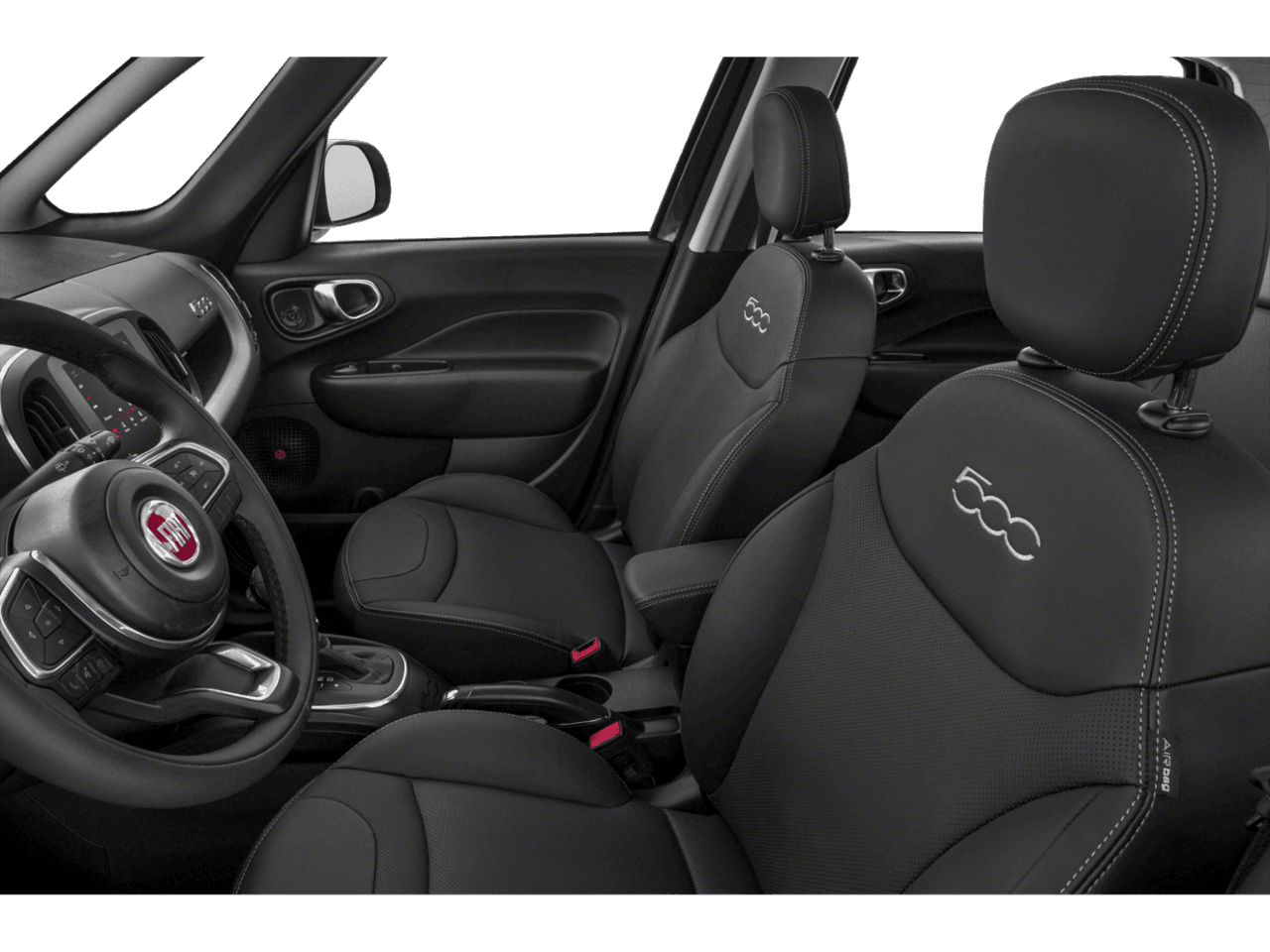 2018 FIAT 500L Pop - Interior Driver's Side with Door Open, Front Seat Feature