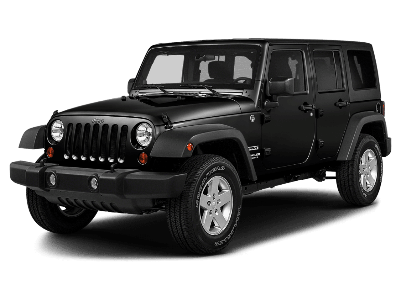 2018 Jeep Wrangler JK Unlimited Sport - Front 3/4, facing to the left