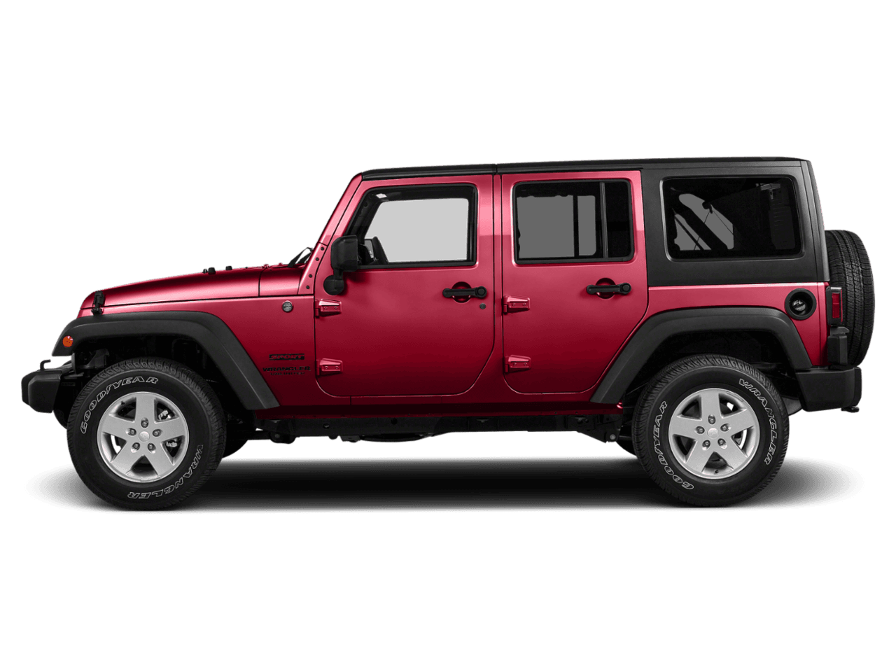 2018 Jeep Wrangler JK Unlimited Sport - Profile, facing to the left