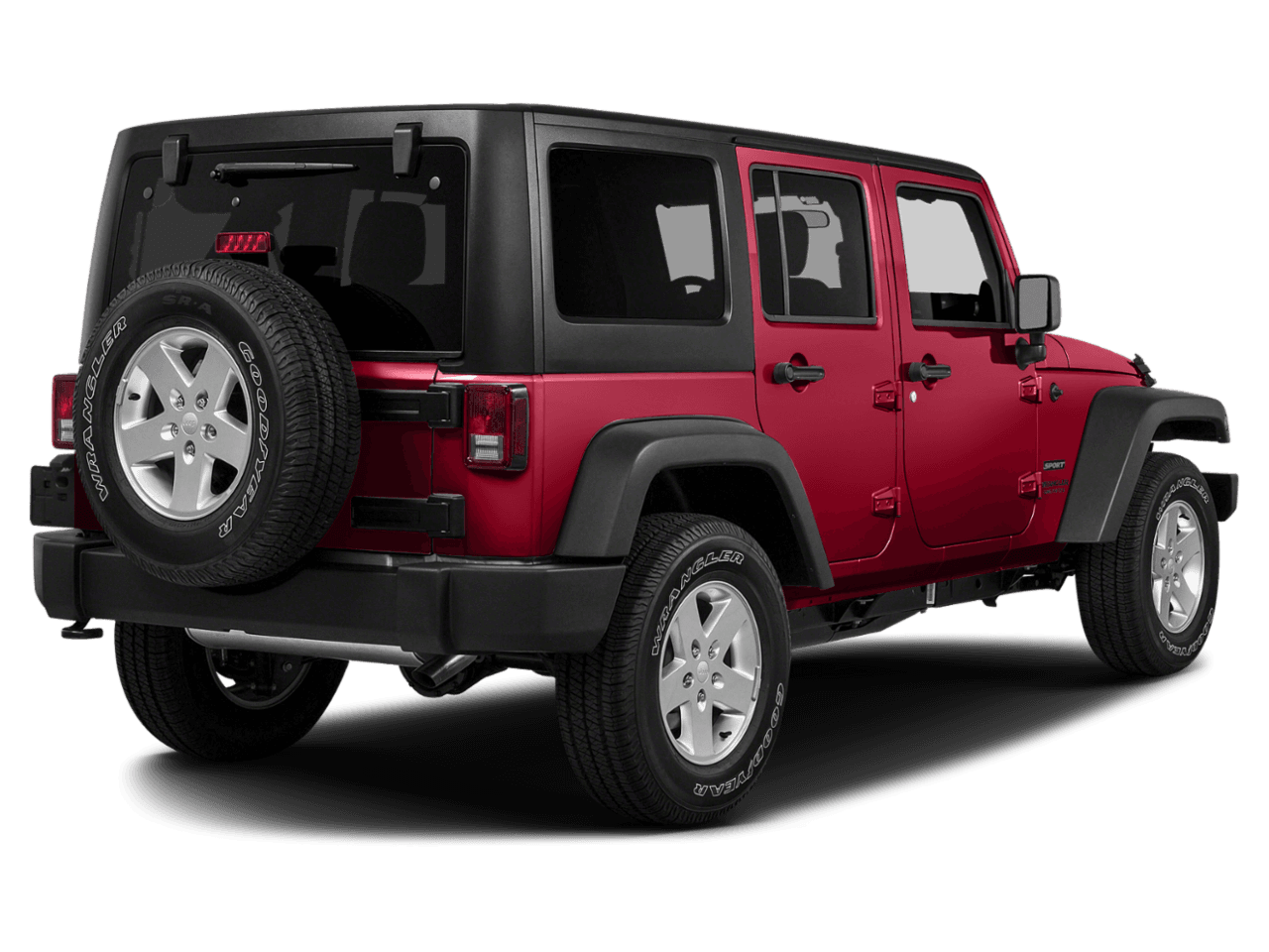 2018 Jeep Wrangler JK Unlimited Freedom Edition - Rear 3/4, facing to the right