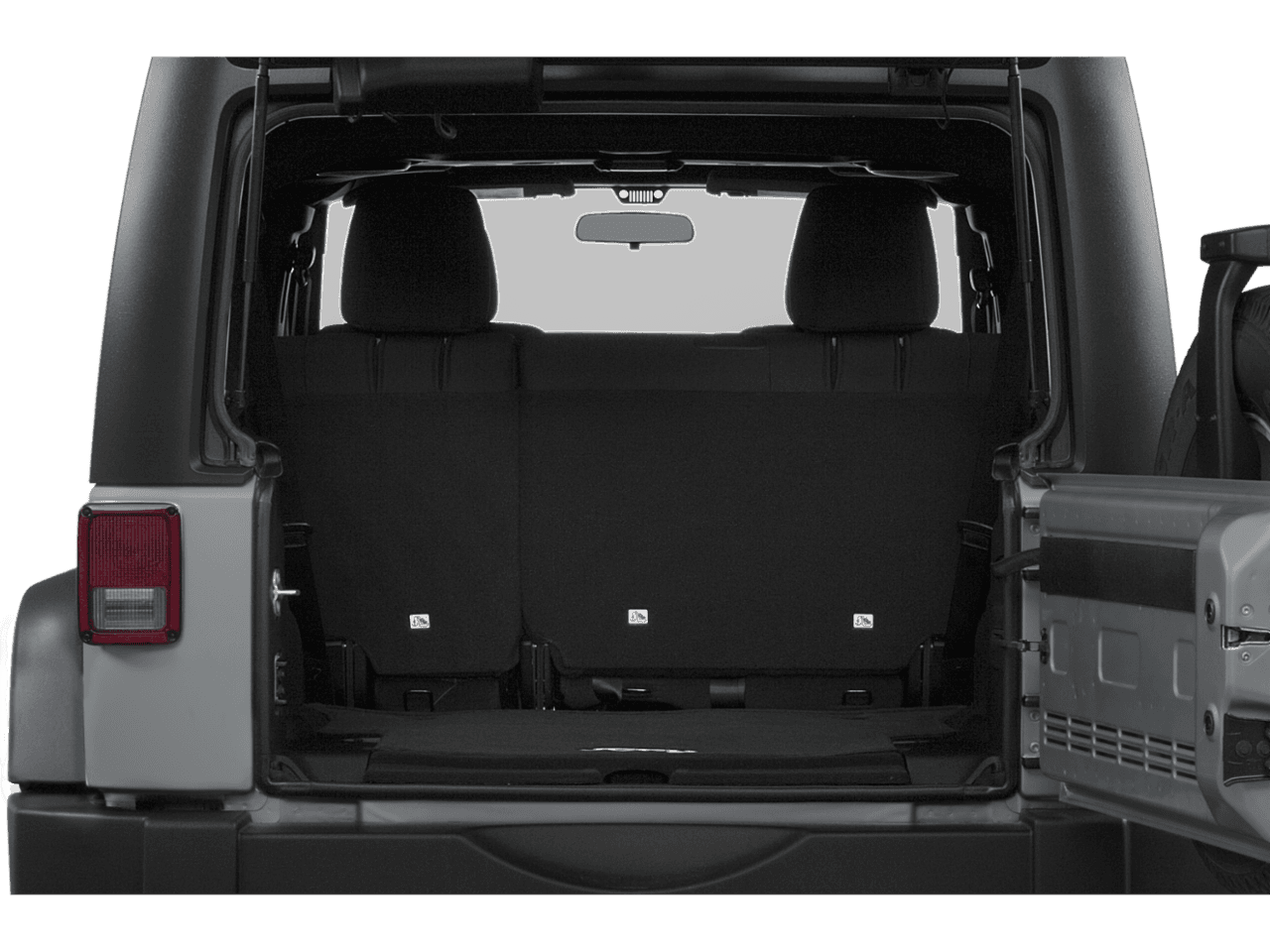 2018 Jeep Wrangler JK Unlimited Freedom Edition - Interior Trunk with Hatch Open Feature