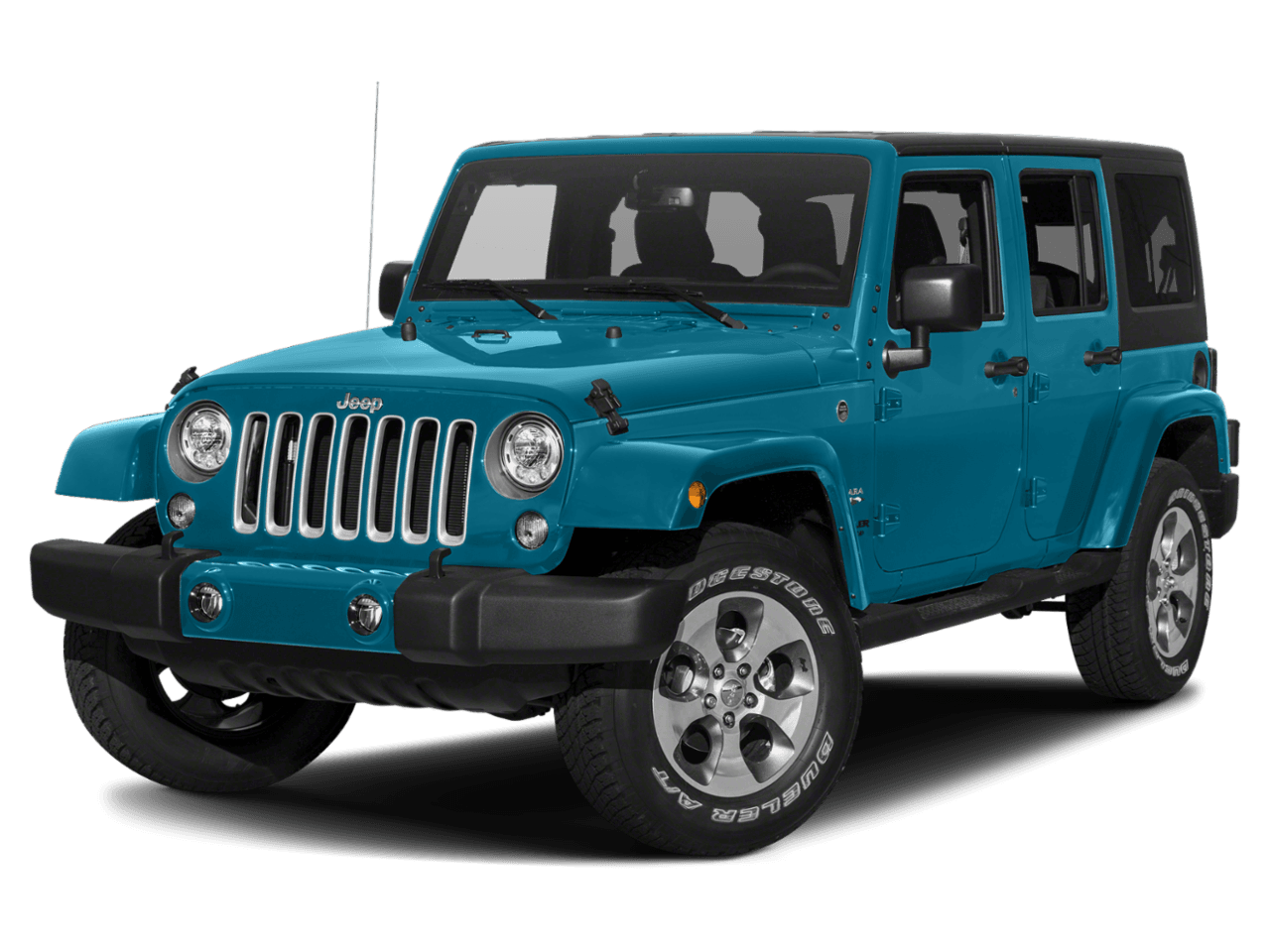 2018 Jeep Wrangler JK Unlimited Sahara - Front 3/4, facing to the left