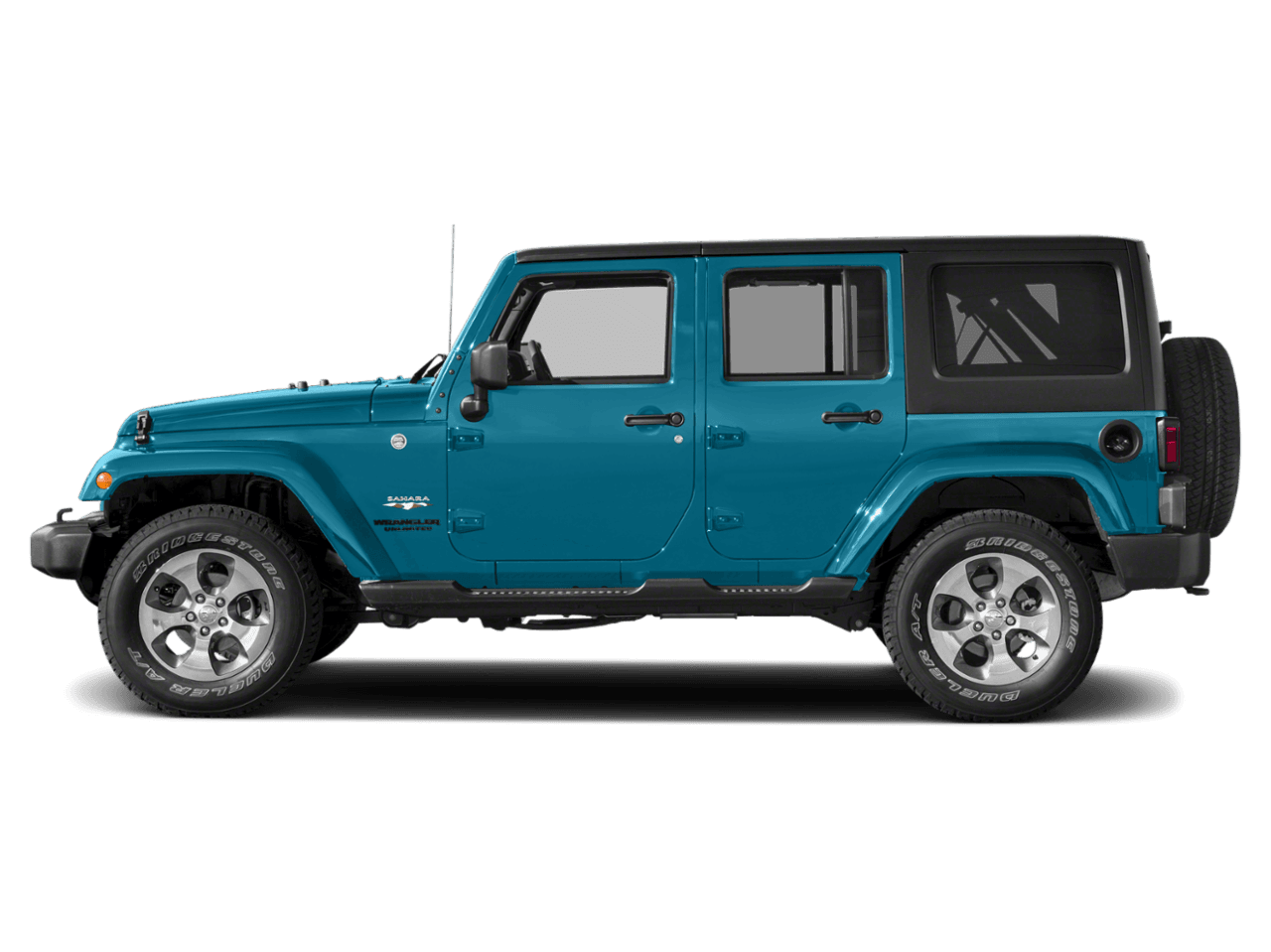 2018 Jeep Wrangler JK Unlimited Sahara - Profile, facing to the left