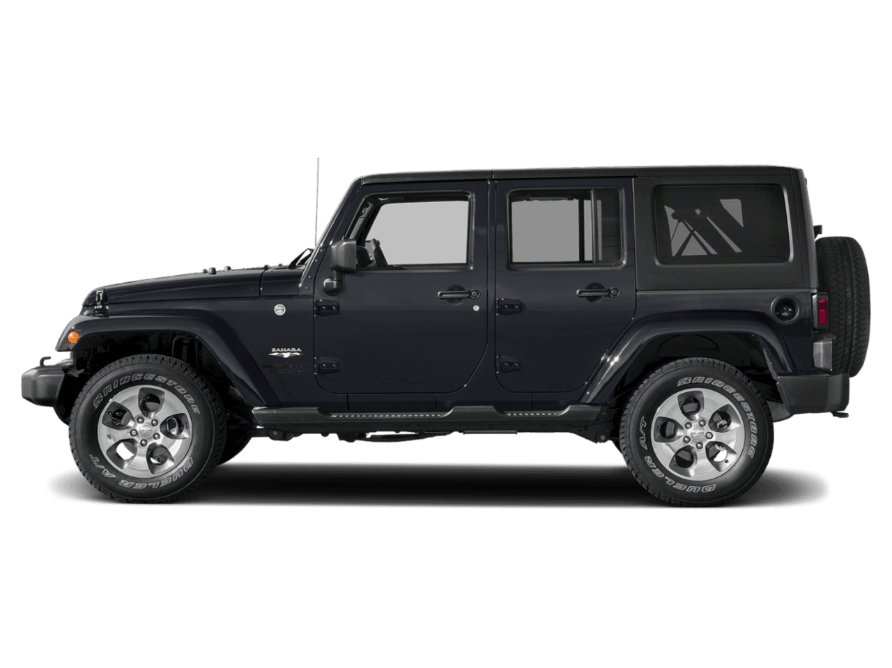 2018 Jeep Wrangler JK Unlimited Sahara - Profile, facing to the left