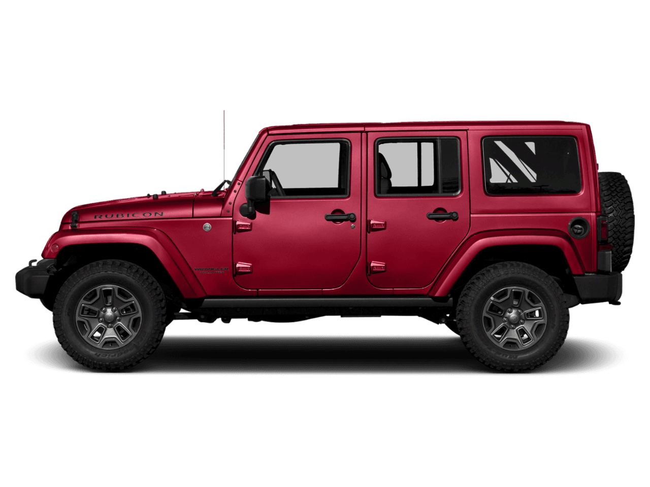 2018 Jeep Wrangler JK Unlimited Rubicon - Profile, facing to the left