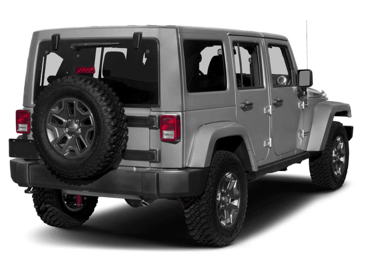 2018 Jeep Wrangler JK Unlimited Rubicon - Rear 3/4, facing to the right