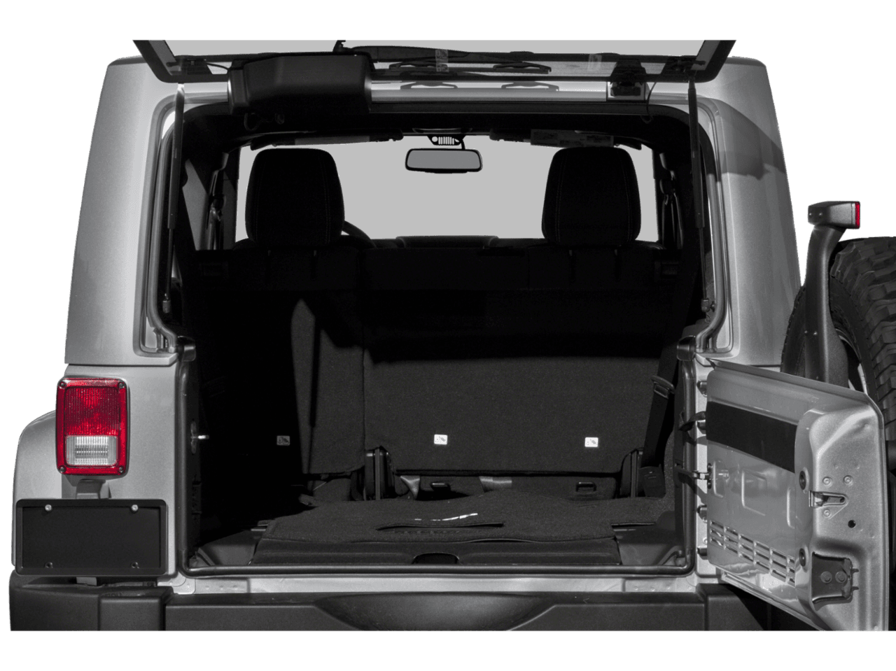 2018 Jeep Wrangler JK Unlimited Rubicon - Interior Trunk with Hatch Open Feature