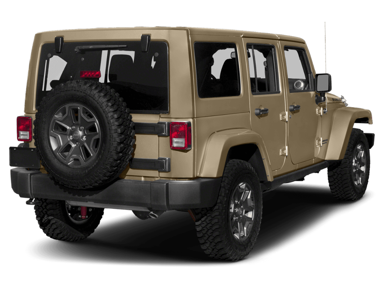 2018 Jeep Wrangler JK Unlimited Rubicon Recon - Rear 3/4, facing to the right