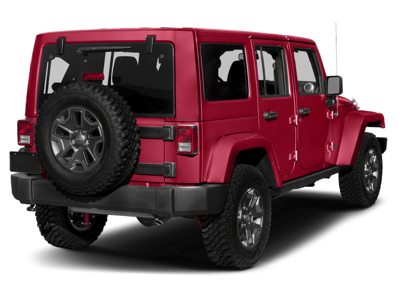 2018 Jeep Wrangler JK Unlimited Rubicon Recon - Rear 3/4, facing to the right