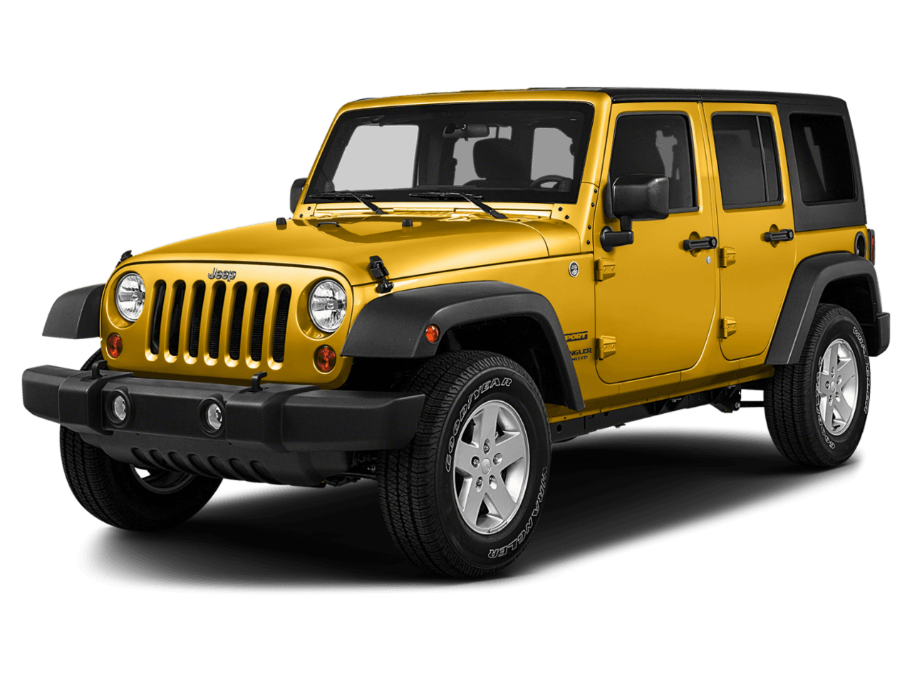 2018 Jeep Wrangler JK Unlimited Sport S - Front 3/4, facing to the left