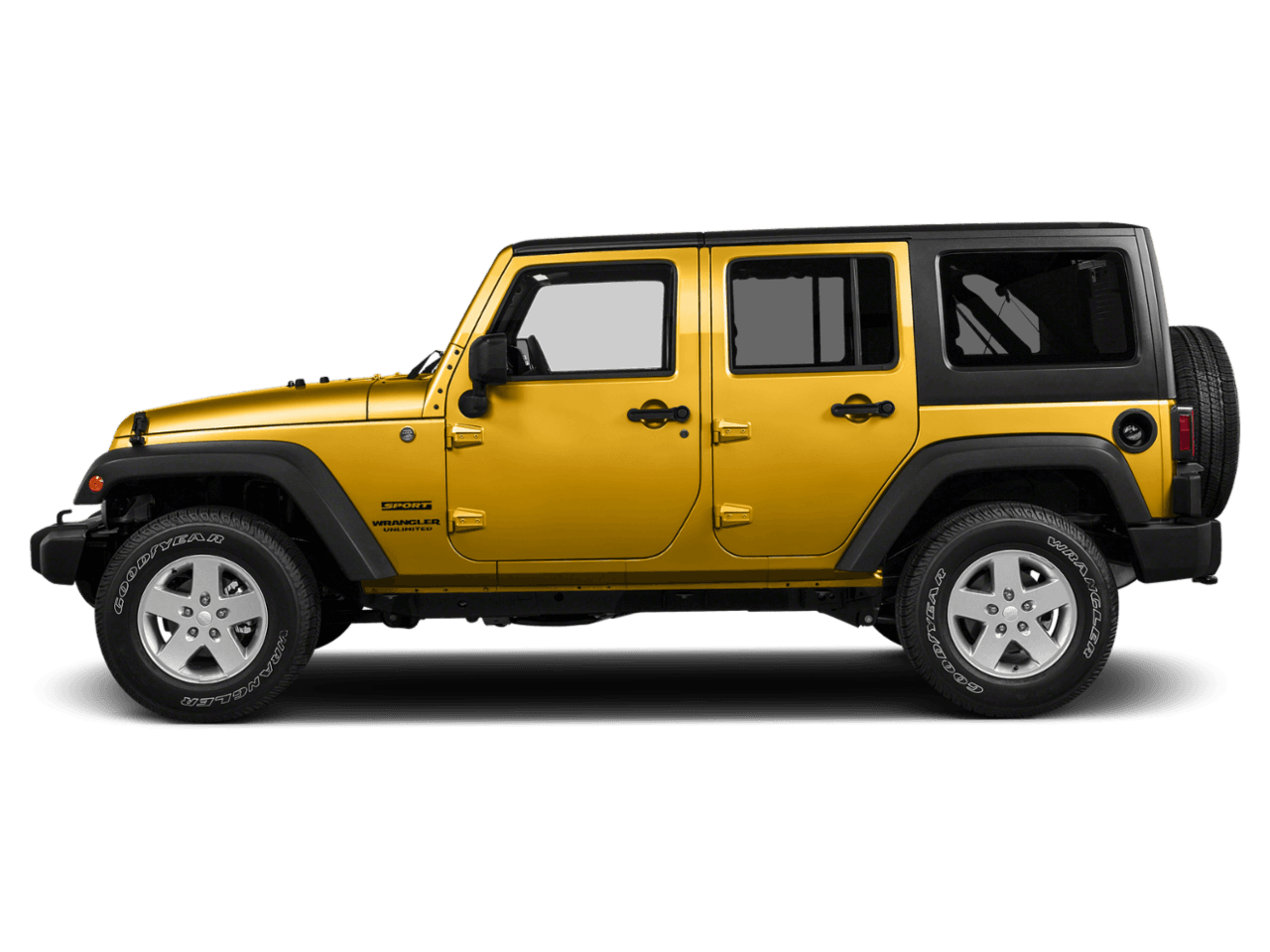 2018 Jeep Wrangler JK Unlimited Sport S - Profile, facing to the left