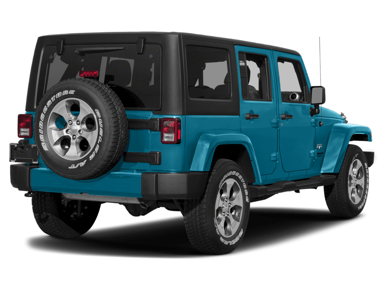 2018 Jeep Wrangler JK Unlimited Altitude - Rear 3/4, facing to the right