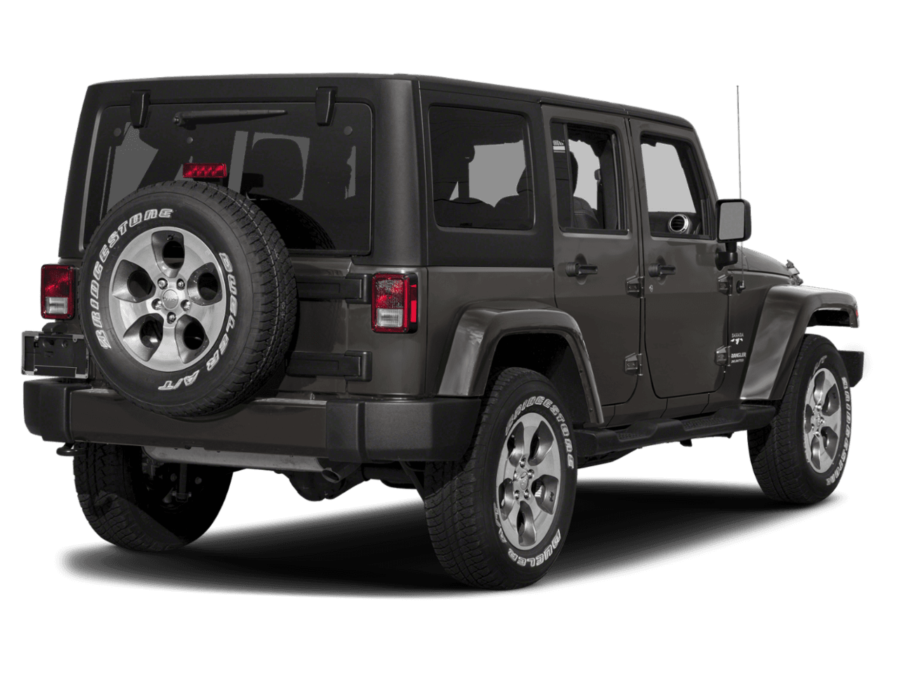 2018 Jeep Wrangler JK Unlimited Altitude - Rear 3/4, facing to the right