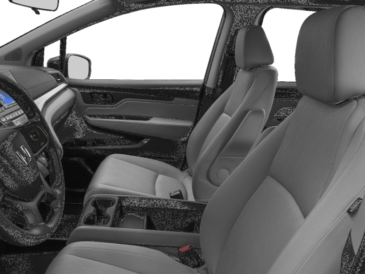 2018 Honda Odyssey LX - Interior Driver's Side with Door Open, Front Seat Feature
