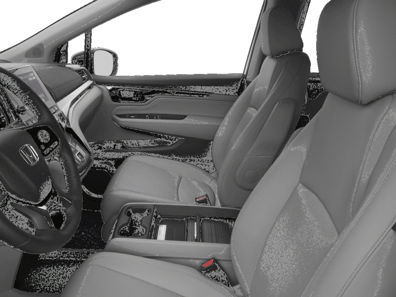 2018 Honda Odyssey Elite - Interior Driver's Side with Door Open, Front Seat Feature