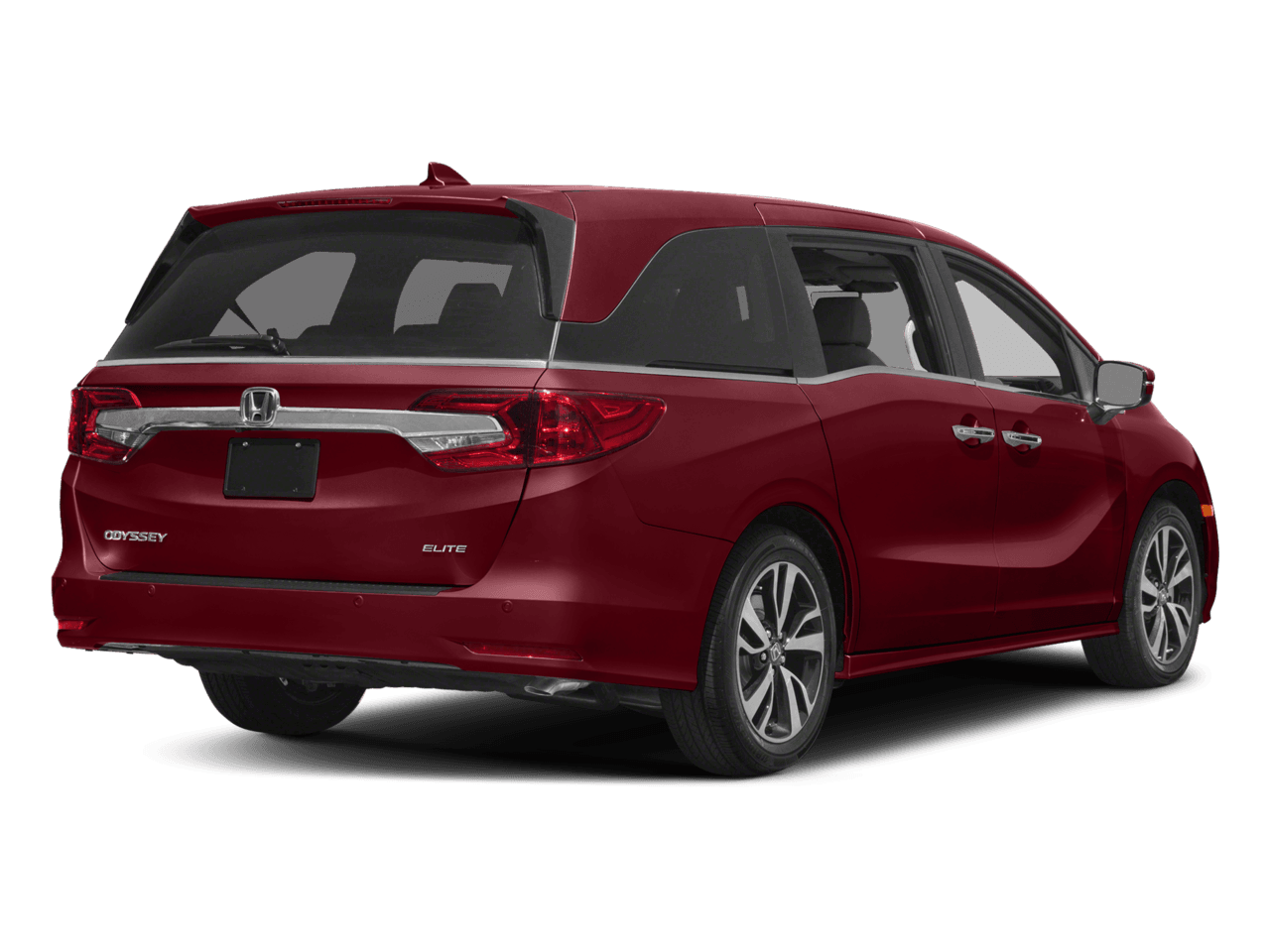 2018 Honda Odyssey Elite - Rear 3/4, facing to the right