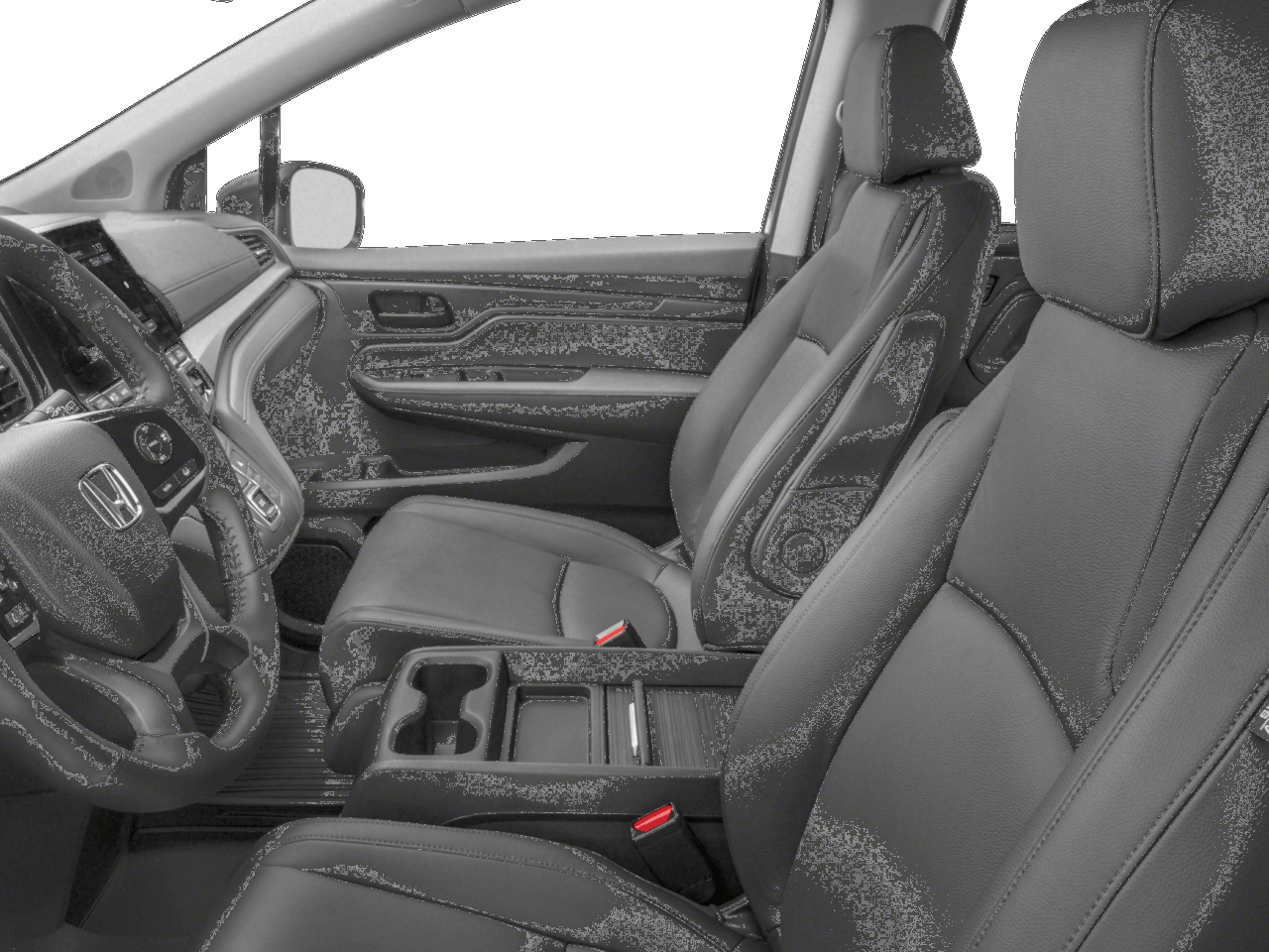 2018 Honda Odyssey EX-L - Interior Driver's Side with Door Open, Front Seat Feature