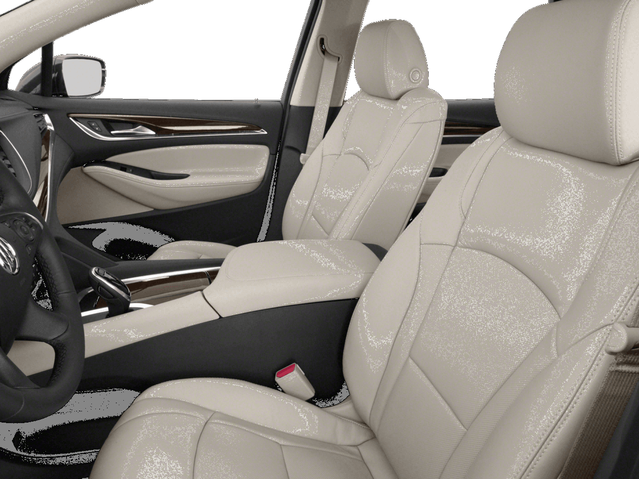 2018 Buick Enclave Essence - Interior Driver's Side with Door Open, Front Seat Feature