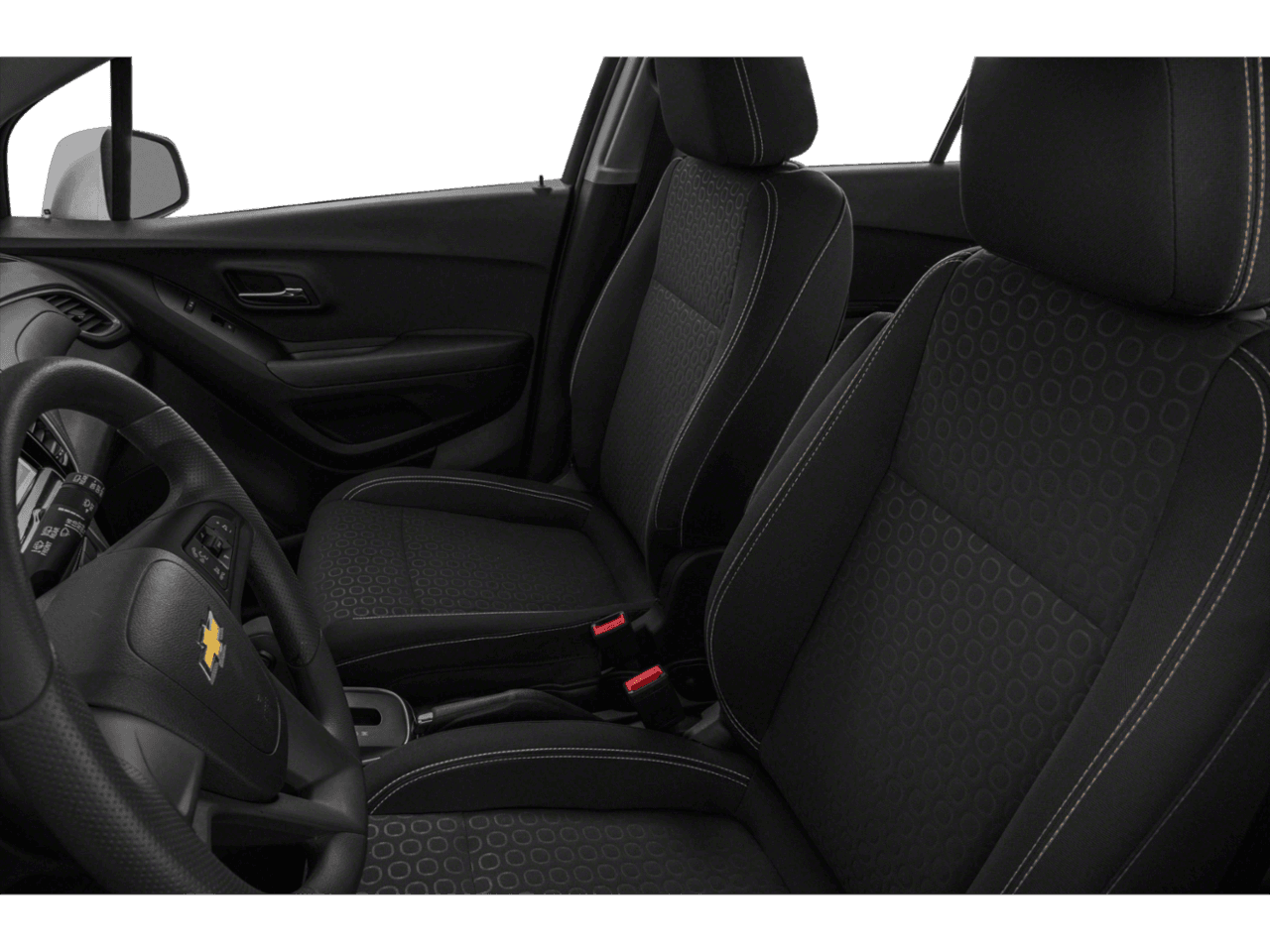 2018 Chevrolet Trax LS - Interior Driver's Side with Door Open, Front Seat Feature